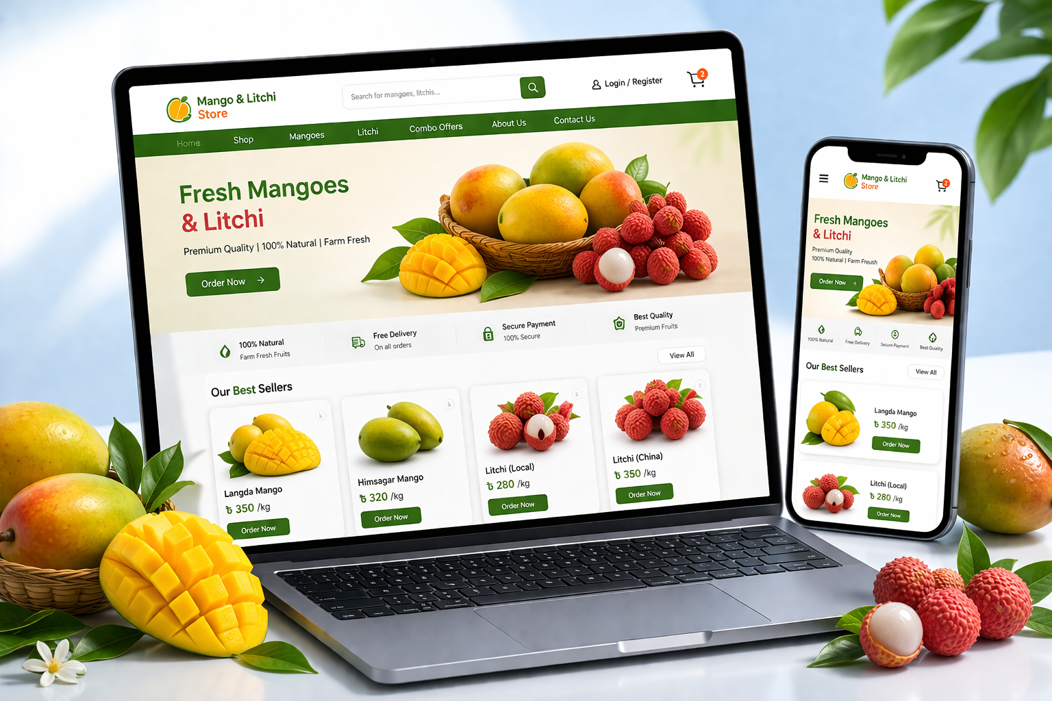 E-commerce Platform Mockup